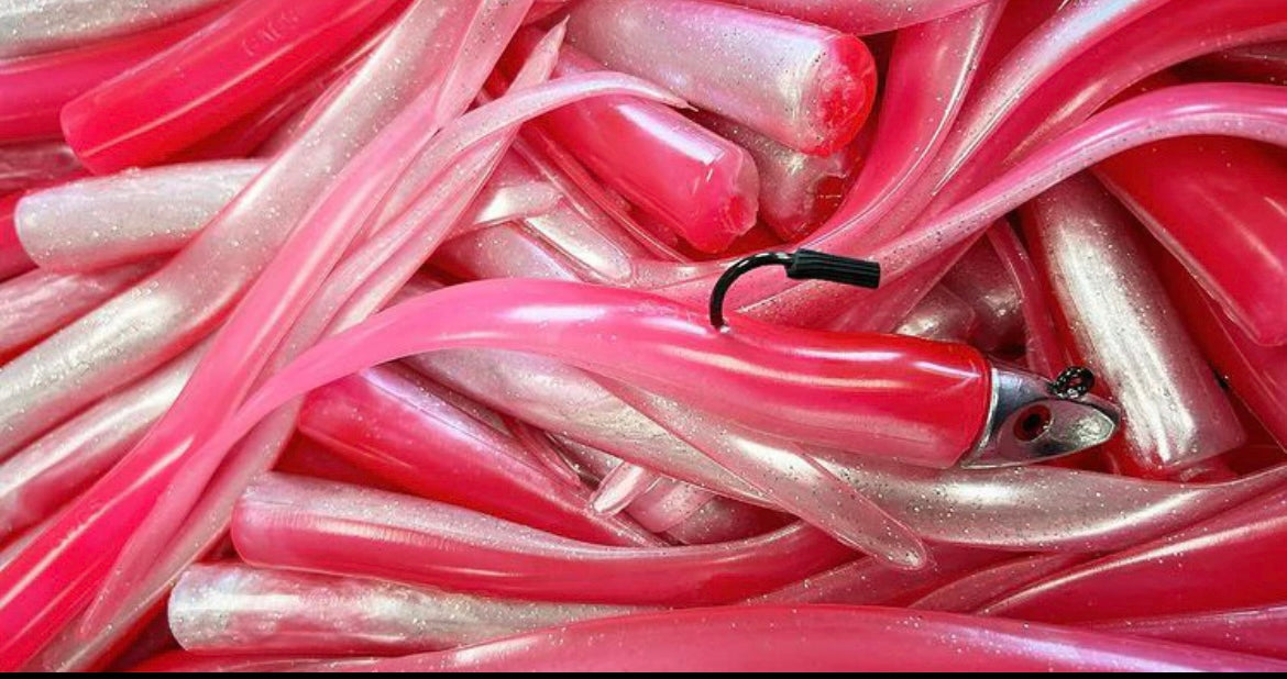 Al Gags EELTS2 Whip-It Eel Tuna Lure 10in 06 Pink Silver - EELTS2